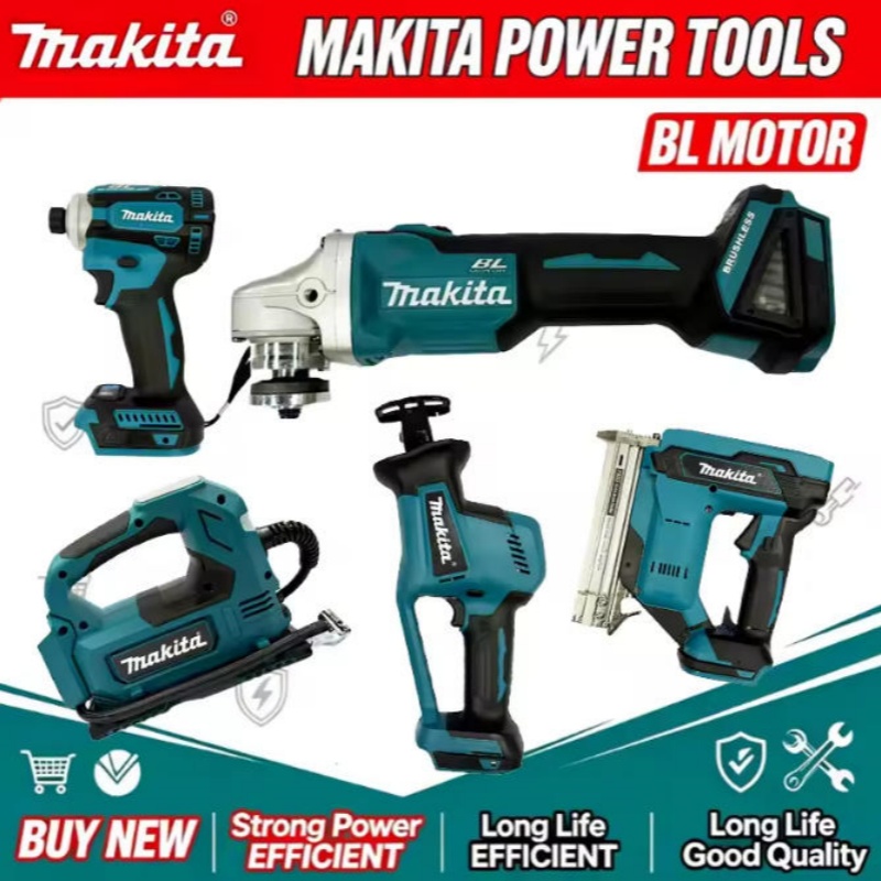 Brushless Angle Grinder Battery Powered - Makita 2026 Modell Bürstenloser Akku-Schlagbohrer Winkelschleifer