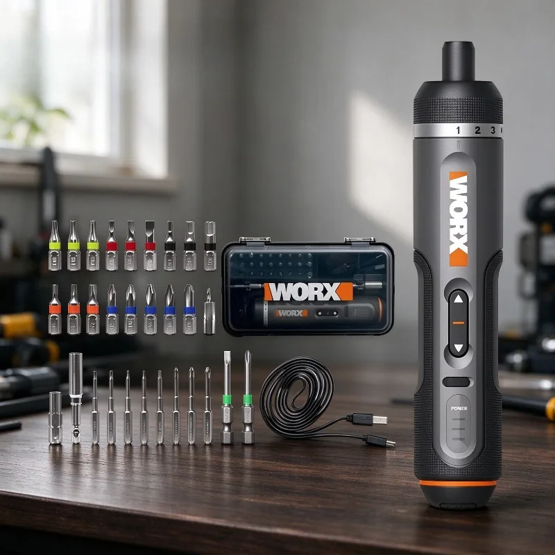 Electric Screwdriver Rechargeable Usb - WORX WX242 Elektrischer Schraubendreher-Set Intelligente Kabellose