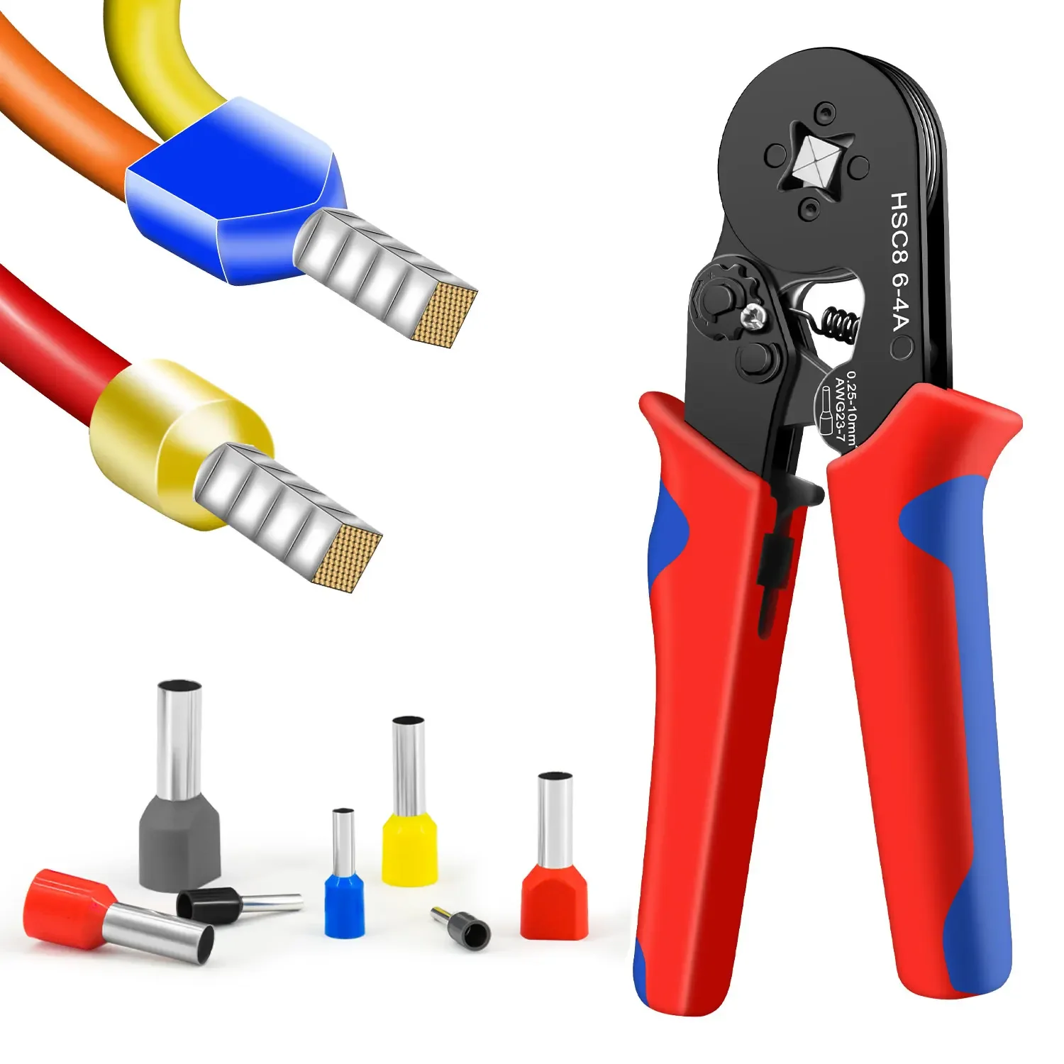 HSC8 6-4A Crimpzange 0,25-10mm – Automatic Wire Stripper Cutter Bewertung und Preis