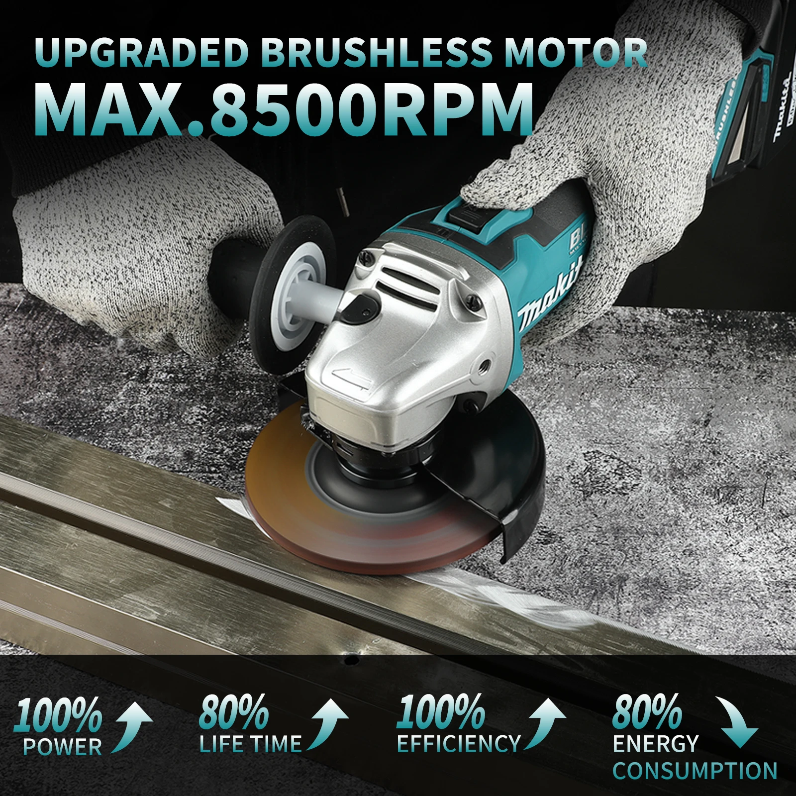 Makita DGA504 125 mm bürstenlo – Brushless Angle Grinder Battery Powered Bewertung und Preis