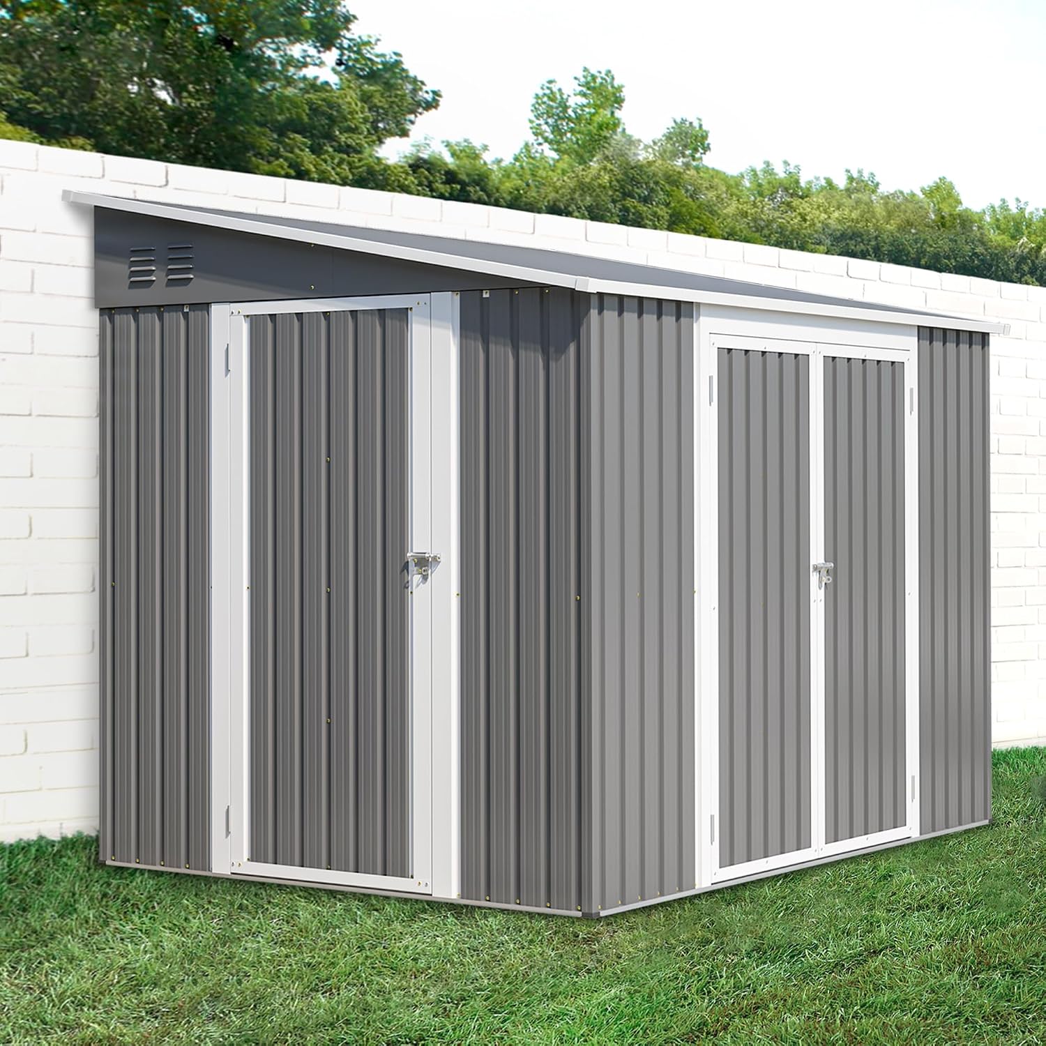 6x8FT Schiebeschuppen aus Meta – Garden Tools Bewertung und Preis