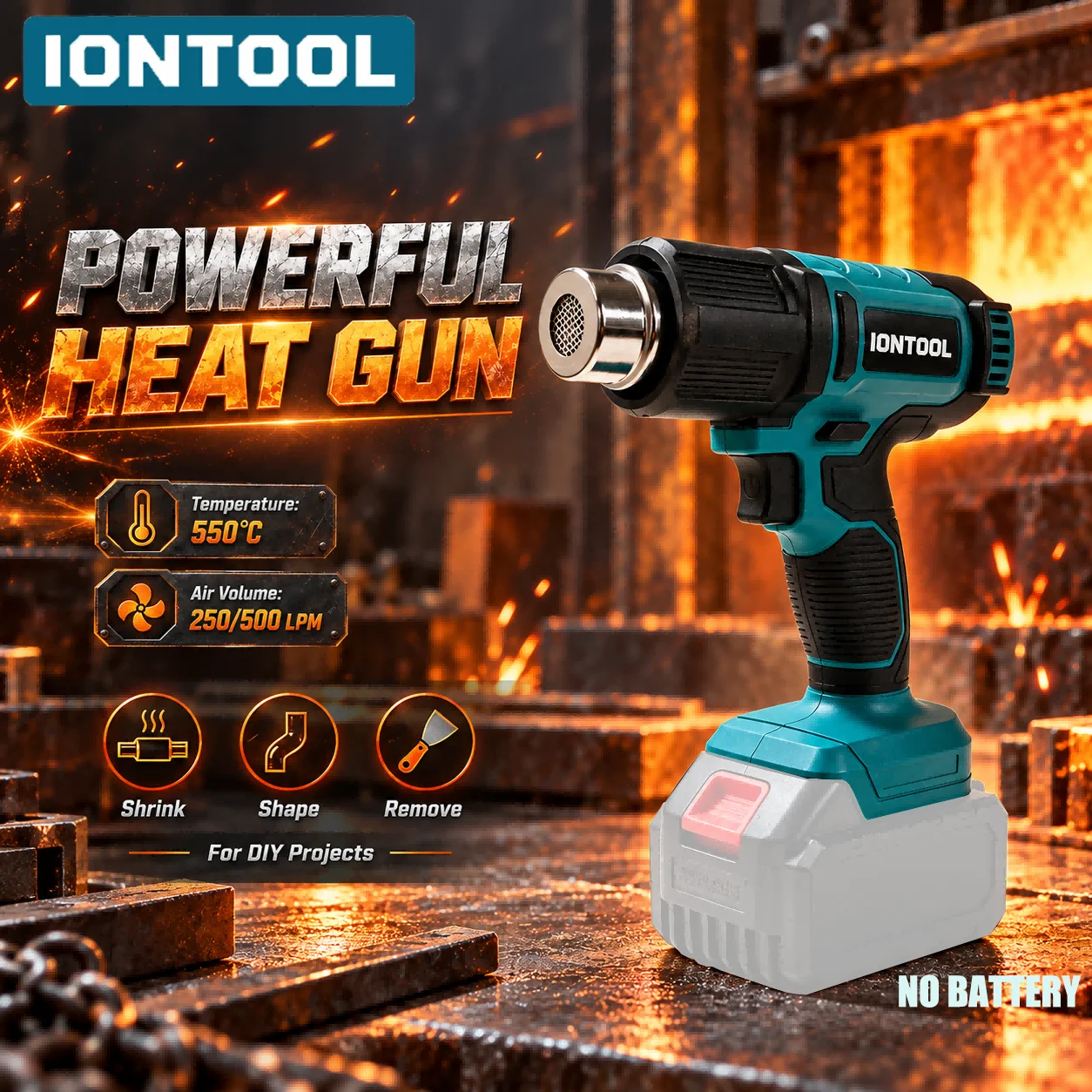 IONTOOL Akku-Heißluftpistole 5 – Cordless Heat Gun For Shrink Tubing Bewertung und Preis