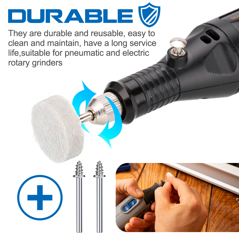 CMCP 52/105 Stück Wollfilz-Pol – Cordless Rotary Tool Kit Accessories Bewertung und Preis