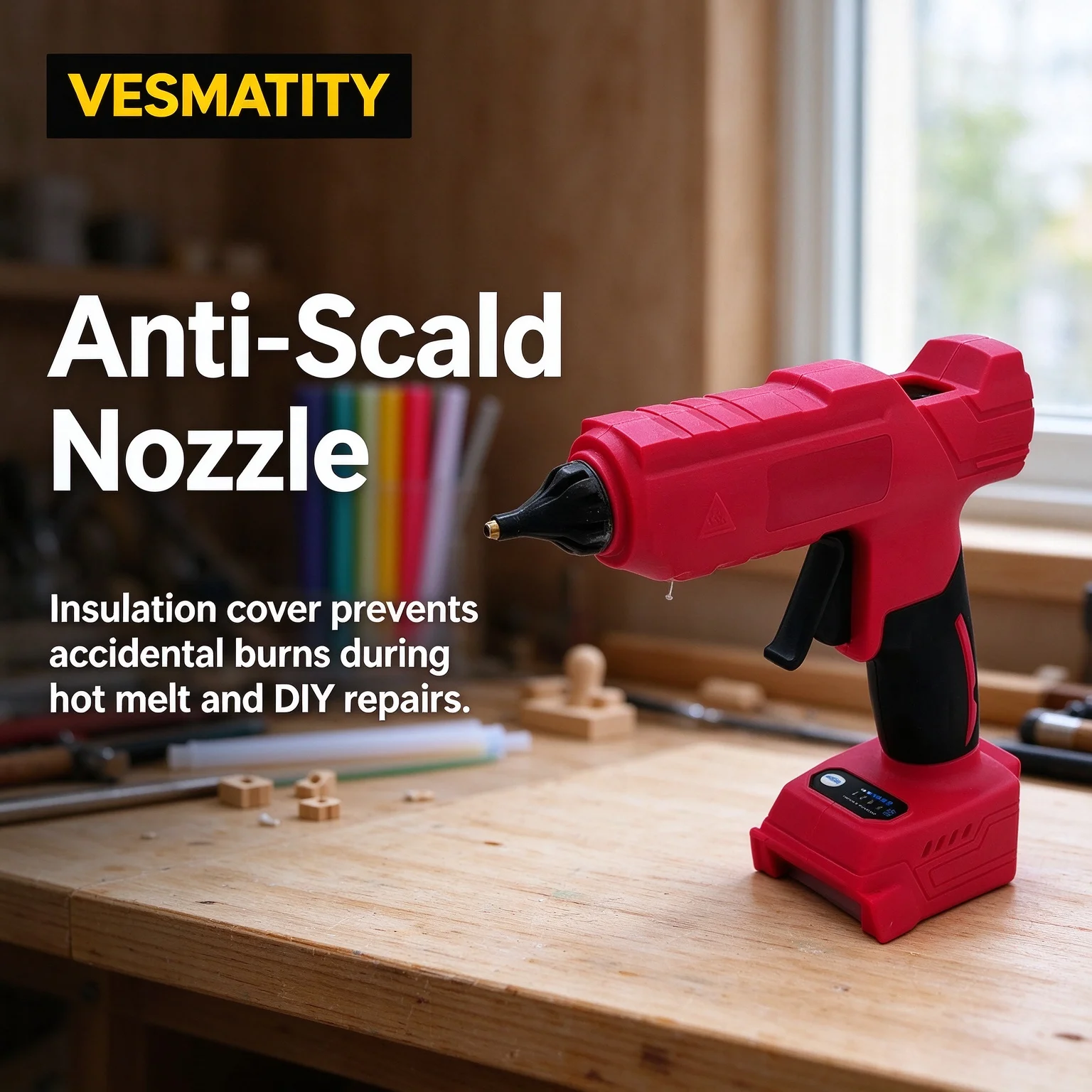 Elektrische, kabellose Heißkle – Hot Melt Glue Gun Cordless Bewertung und Preis